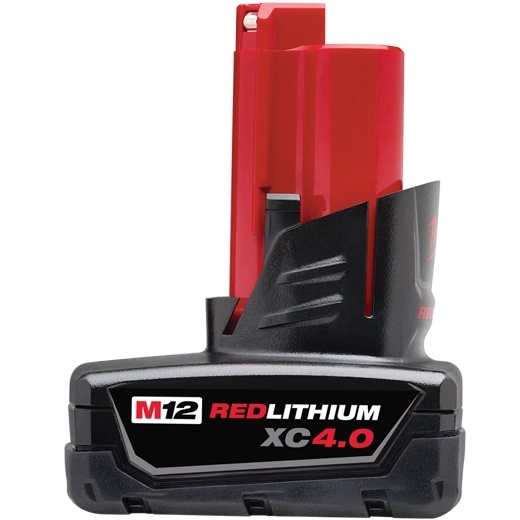 Picture of Milwaukee Electric Tool 48-11-2440 M12 Redlithium Xc4.0 Battery Pack